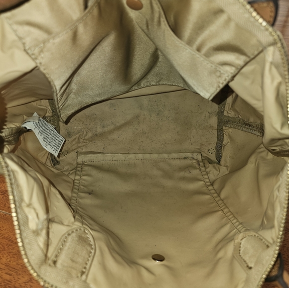 Banana Republic Mini Nylon Tote Bag Light Sand Dune - Picture 11 of 14